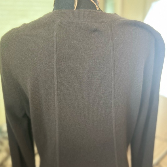 Neiman Marcus Chocolate Brown 100% Cahsmere Dress - Picture 4 of 6